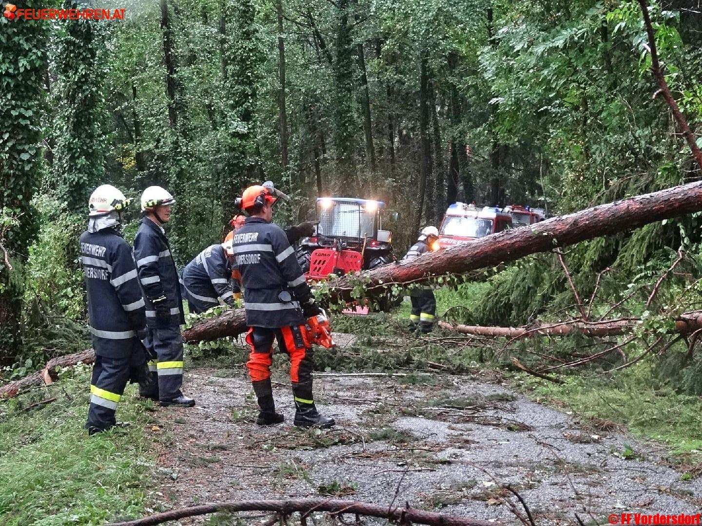 BFVDL: Schwere Unwetter über dem Bezirk Deutschlandsberg