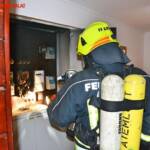 FF Andorf: Brand in einem Gasthaus im Ortszentrum