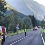 FF Langwies: Motorrad kollidierte mit Kleintransporter auf B145