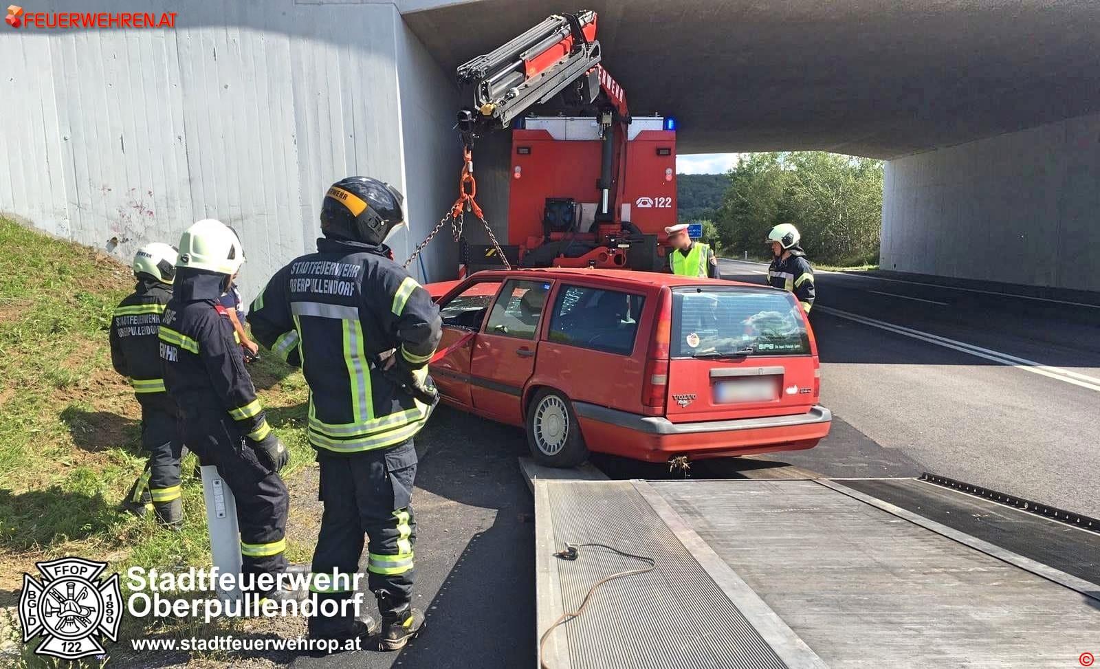STF Oberpullendorf: Fahrzeugbergungen auf der S31