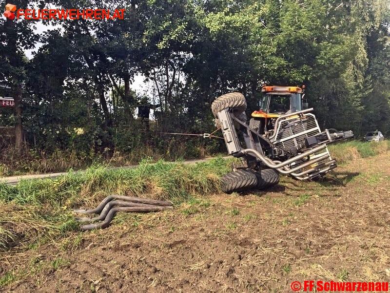 FF Schwarzenau: Bergung eines Rückewagen
