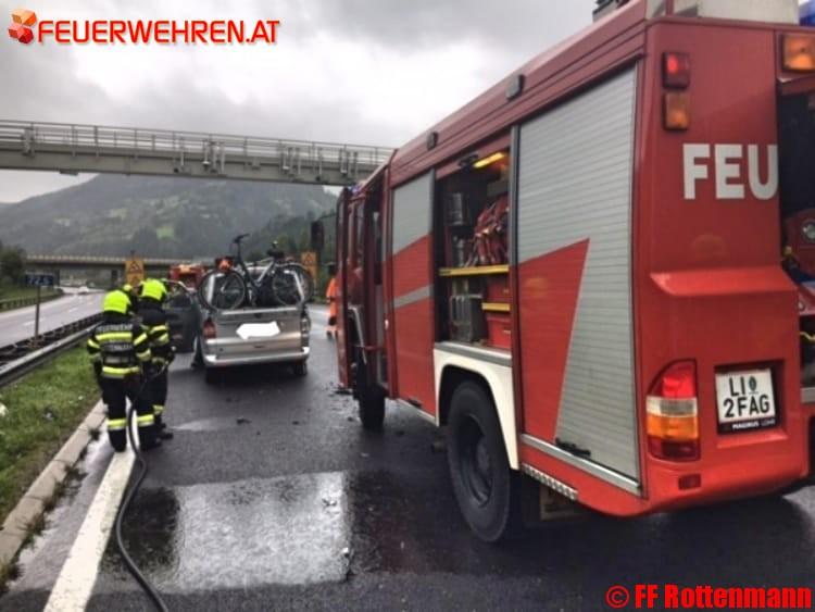 BFV Liezen A06: Verkehrsunfall auf der A9