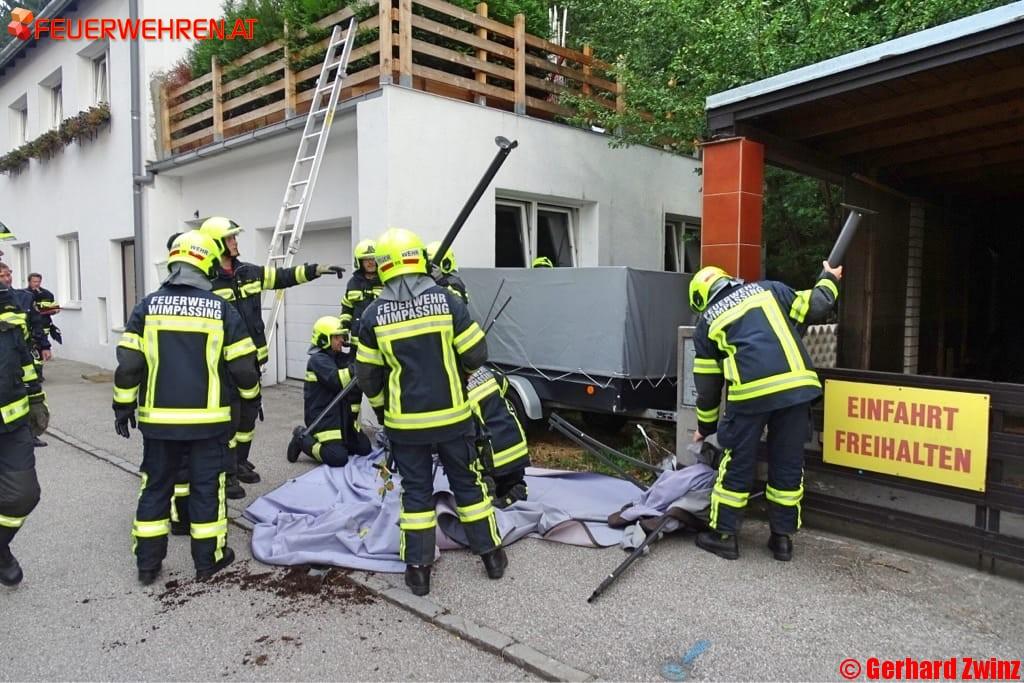 Sturm fegte über den Bezirk Neunkirchen