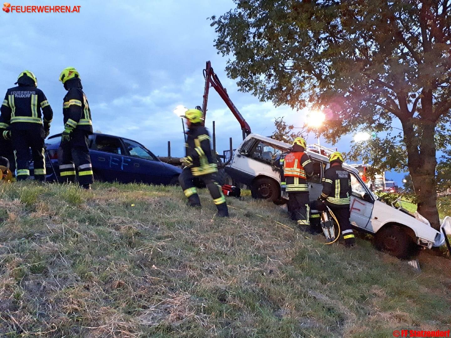 FF Statzendorf: Bezirksübergreifende Übung mit FF Paudorf