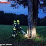 FF Biberbach: Blitzeinschlag löste Feuerwehreinsatz aus 8