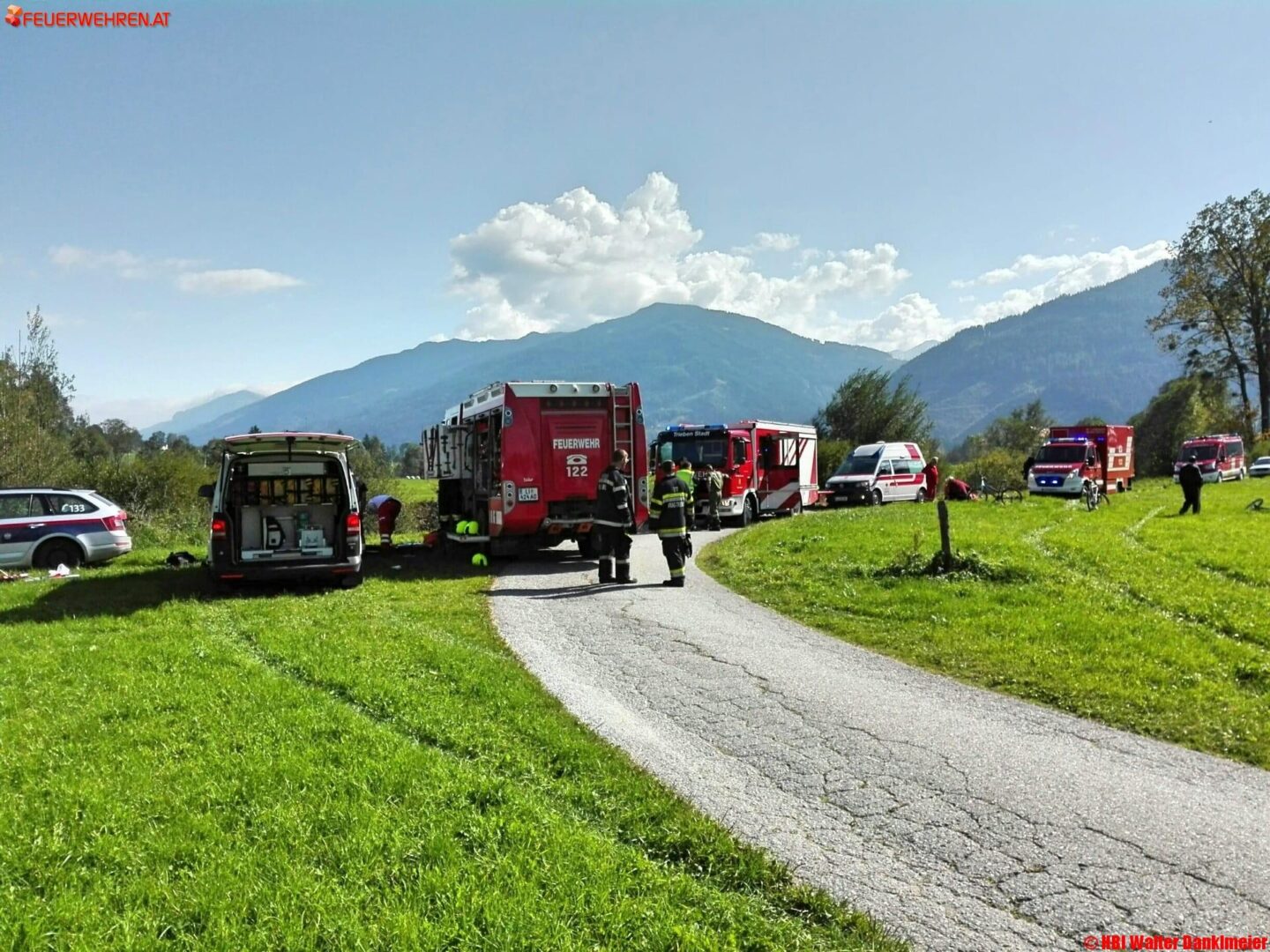 BFV Liezen A06: Tödlicher Verkehrsunfall in St. Lorenzen im Paltental