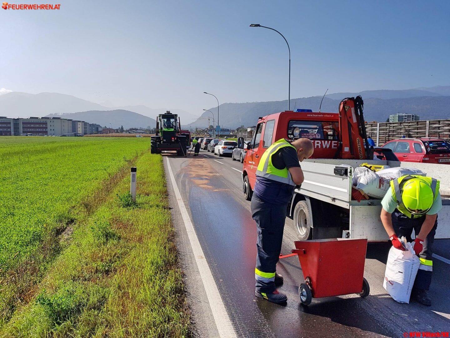 HFW Villach: Ölaustritt bei zwei Einsätzen