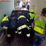 HFW Villach: PKW-Bergung in der Innenstadt