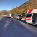 FF Langwies: Auffahrunfall auf der B145