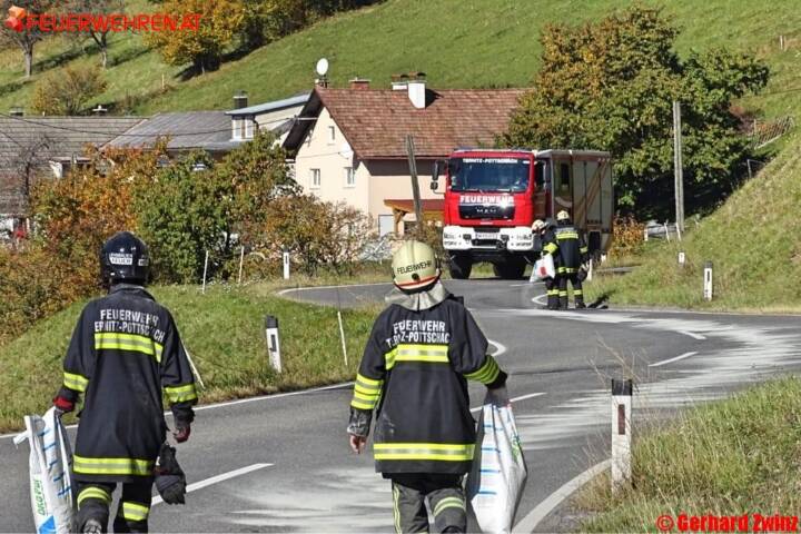 Ölspur in Bürg