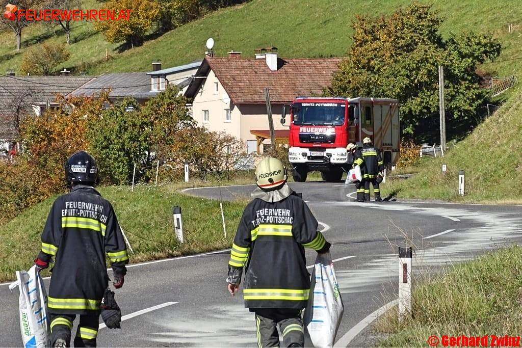 Ölspur in Bürg