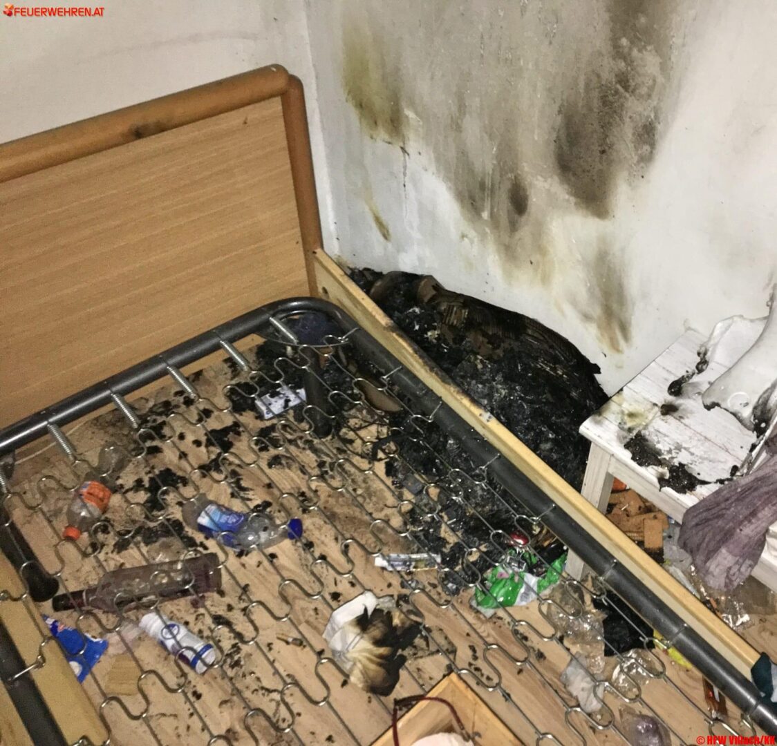 HFW Villach: Zimmerbrand in Villach