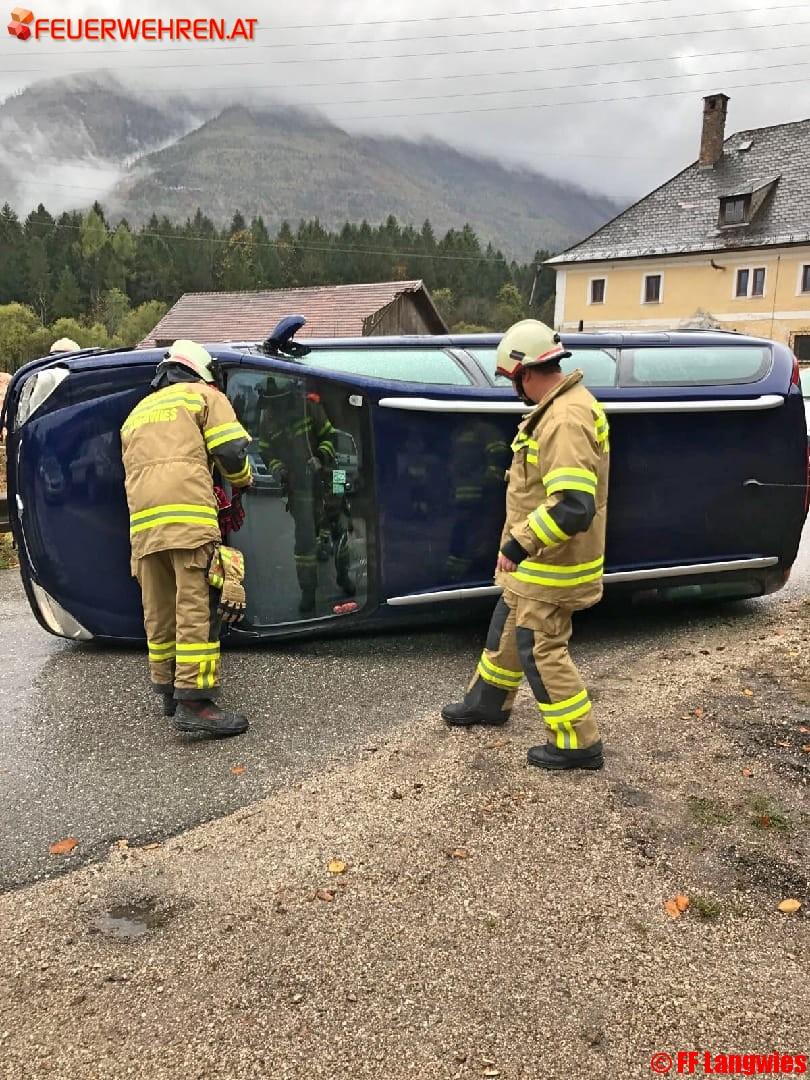 FF Langwies: Verkehrsunfall in Langwies