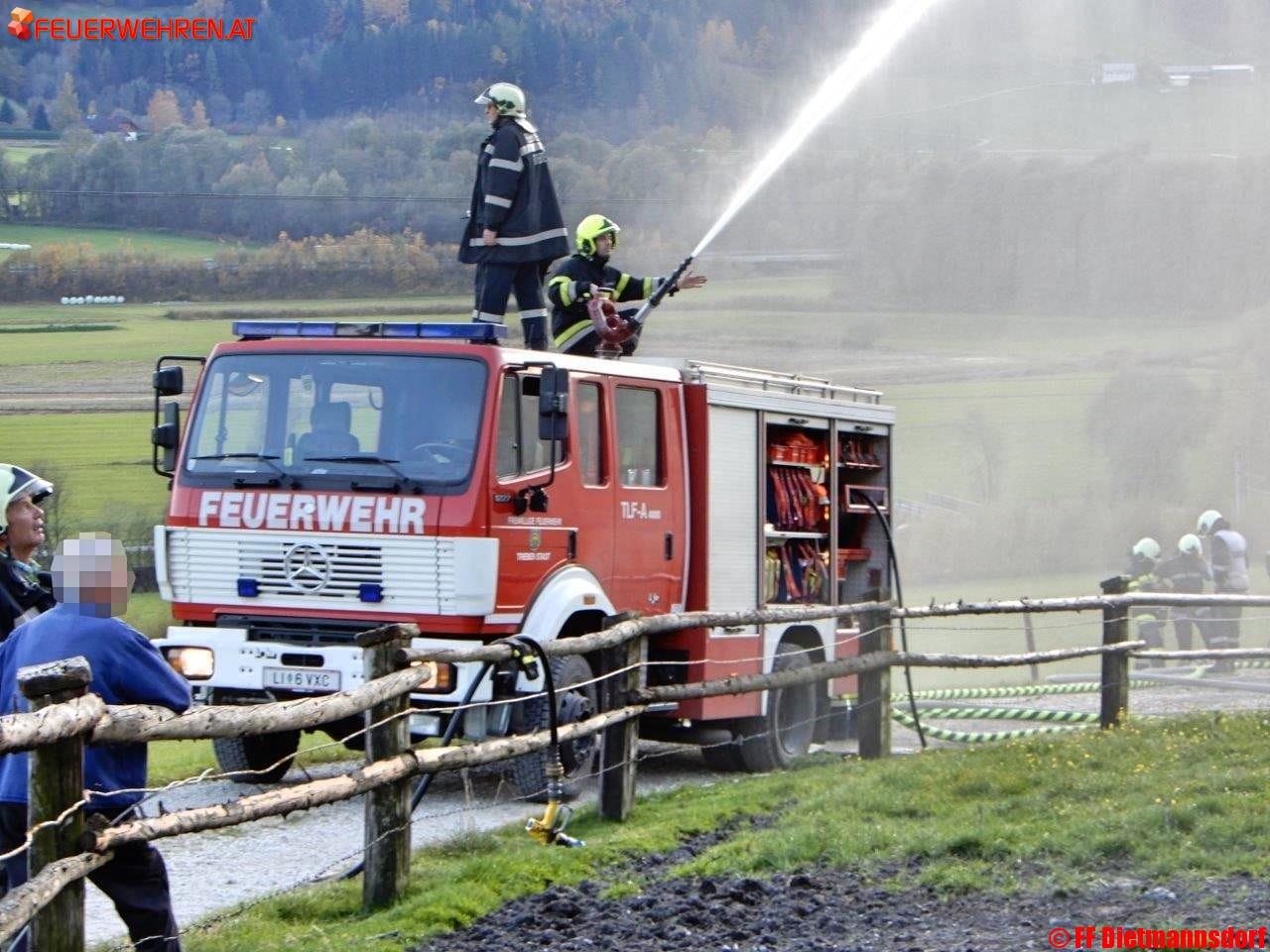 BFV Liezen A06: Abschlussübung aller Feuerwehren der Stadtgemeinde Trieben