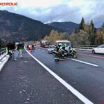BFV Liezen A06: Verkehrsunfall mit mehreren Fahrzeugen auf der A9