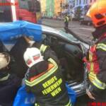 BF Wien: Frau bei Verkehrsunfall mit LKW schwer verletzt