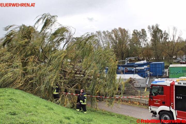 BFK Krems: 129 Sturmeinsätze im Bezirk Krems