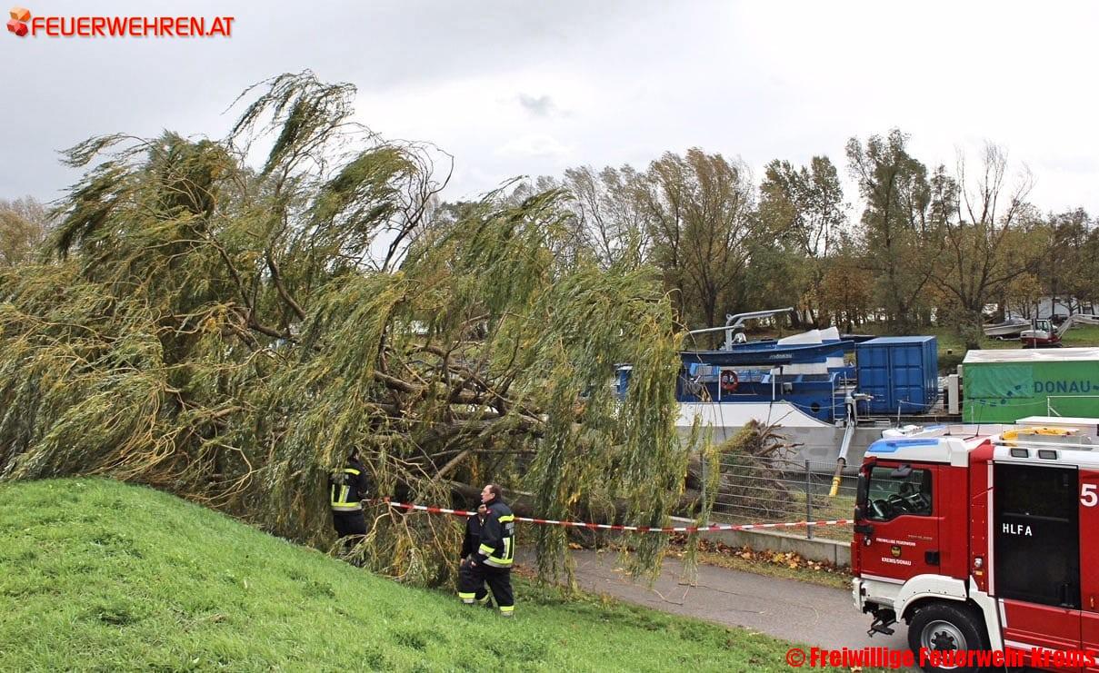 BFK Krems: 129 Sturmeinsätze im Bezirk Krems