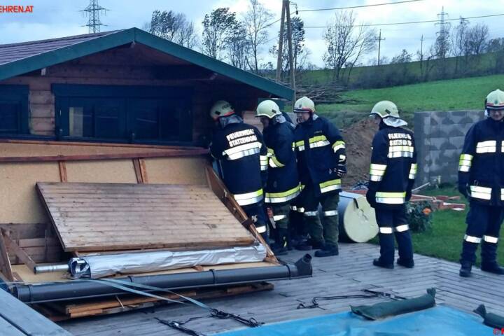 FF Statzendorf: Sturmschaden in Weidling