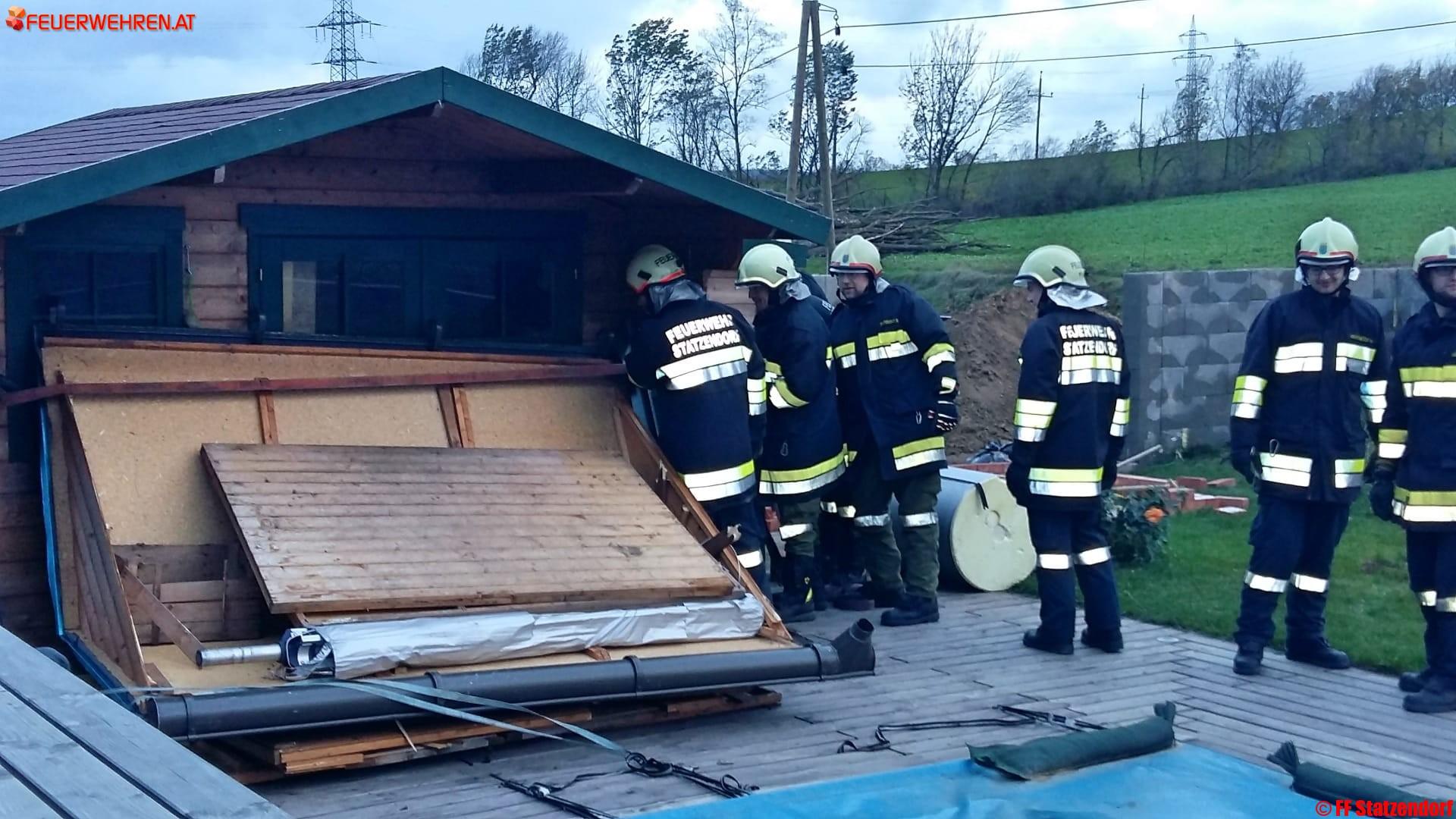 FF Statzendorf: Sturmschaden in Weidling