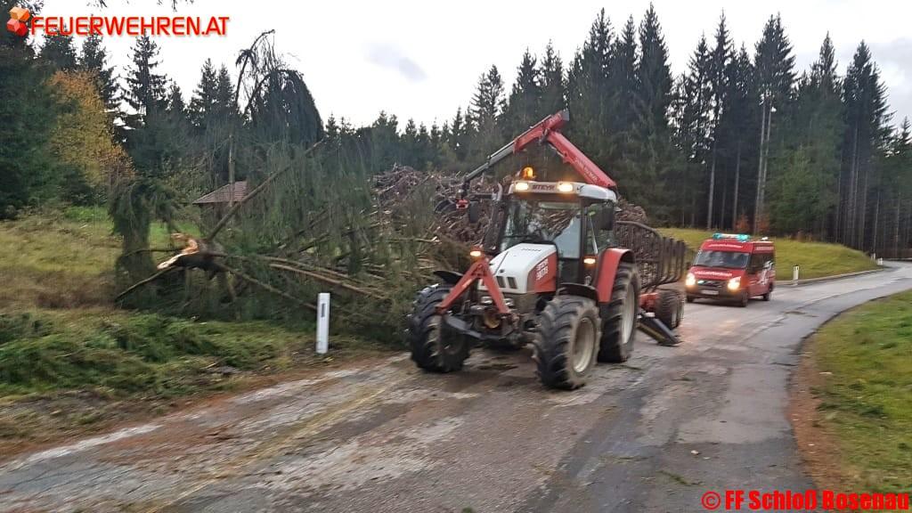 FF Schloß Rosenau: Sturmeinsätze