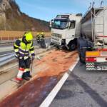 HFW Villach: LKW Unfall auf Südautobahn