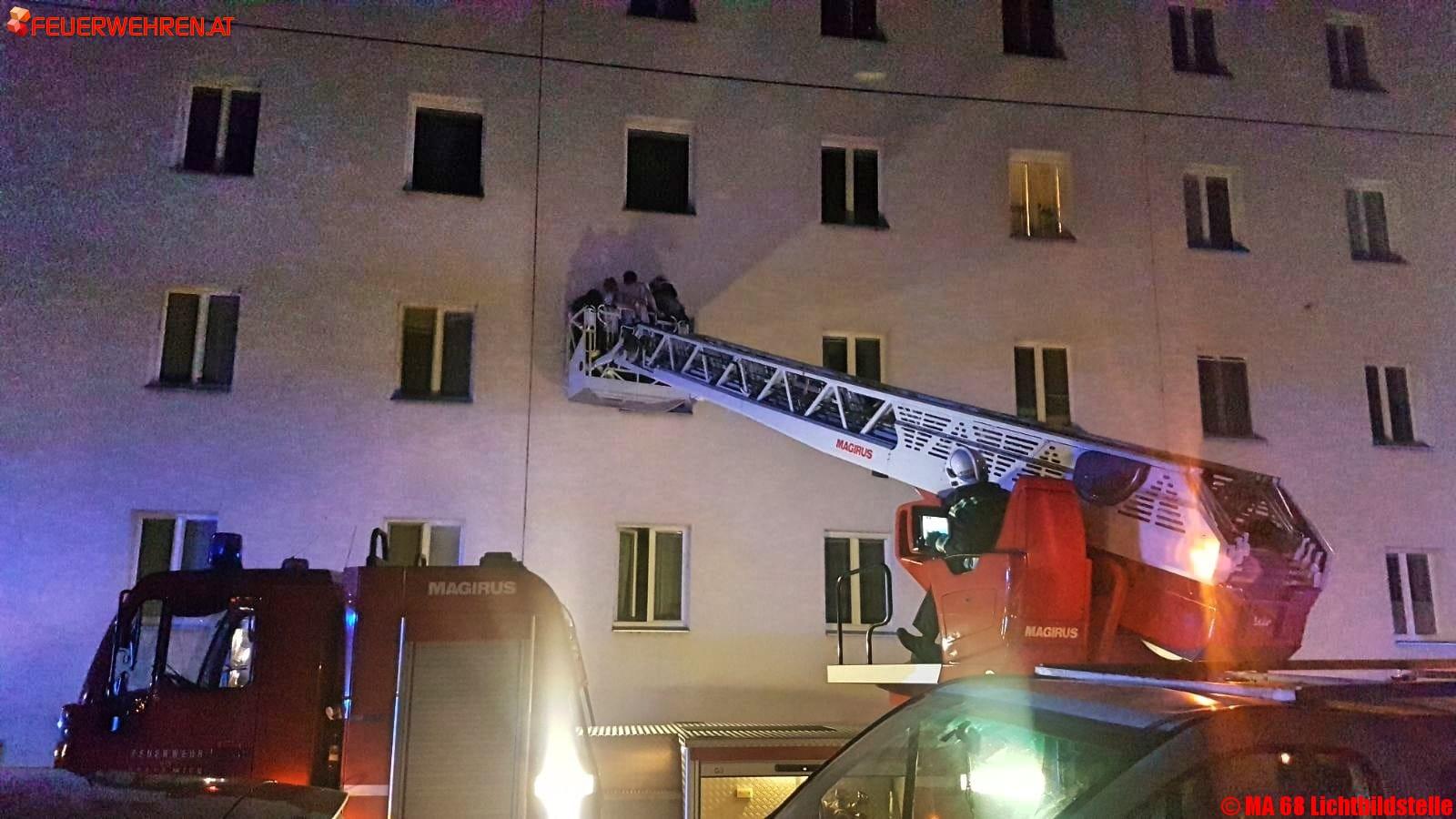 BF Wien: Sechs Verletzte nach Kellerbrand