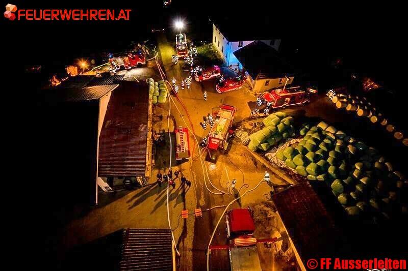 FF Ausserleiten: Alarmstufe III Übung