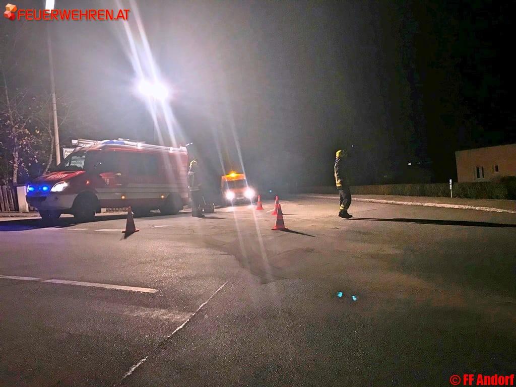 FF Andorf: Ölspur in Andorf und über die Ortsgrenzen hinaus