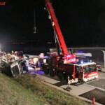 FF Gaweinstal: LKW Unfall auf der A5