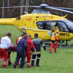 FF Türnitz: Schwerer Forstunfall in Türnitz