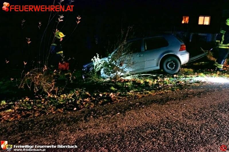 FF Biberbach: Glatteis sorgte für gefährliche Situation