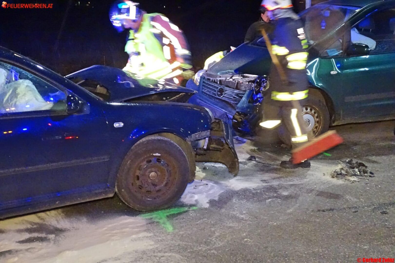 Drei Verletzte bei Verkehrsunfall in Pottschach
