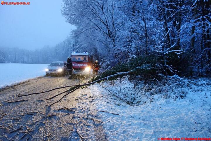 BFVGU A6: Winterliche Verhältnisse sorgen für Einsätze