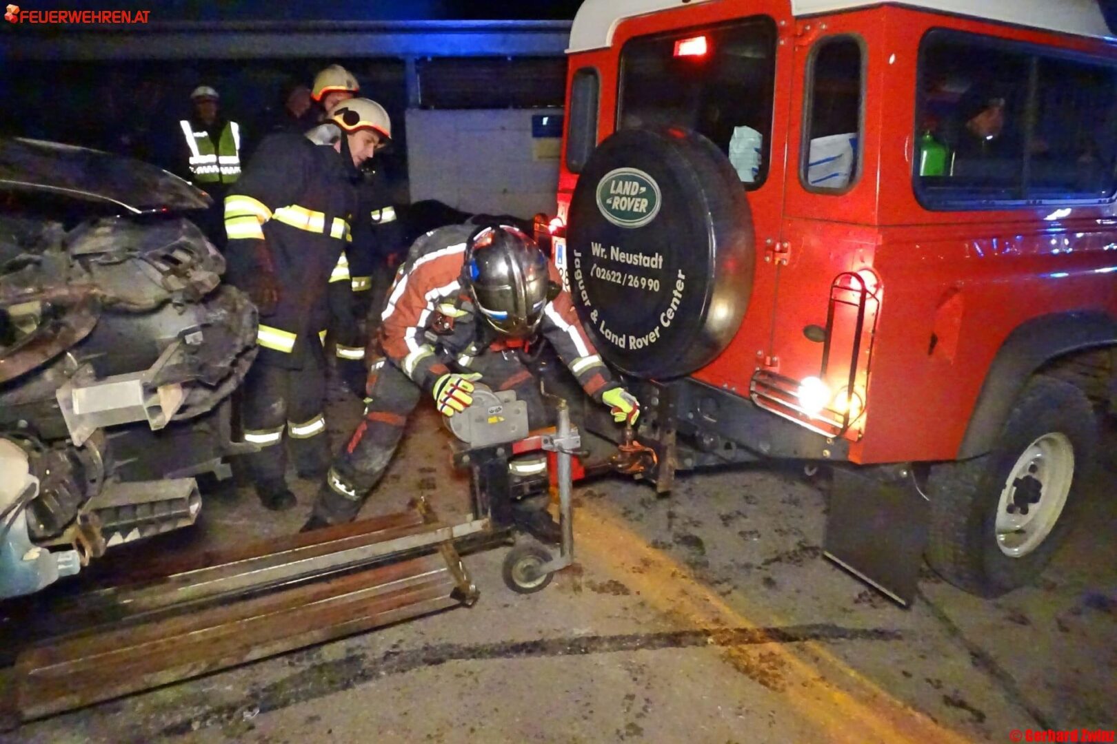 Massenkarambolage in Ternitz Pottschach