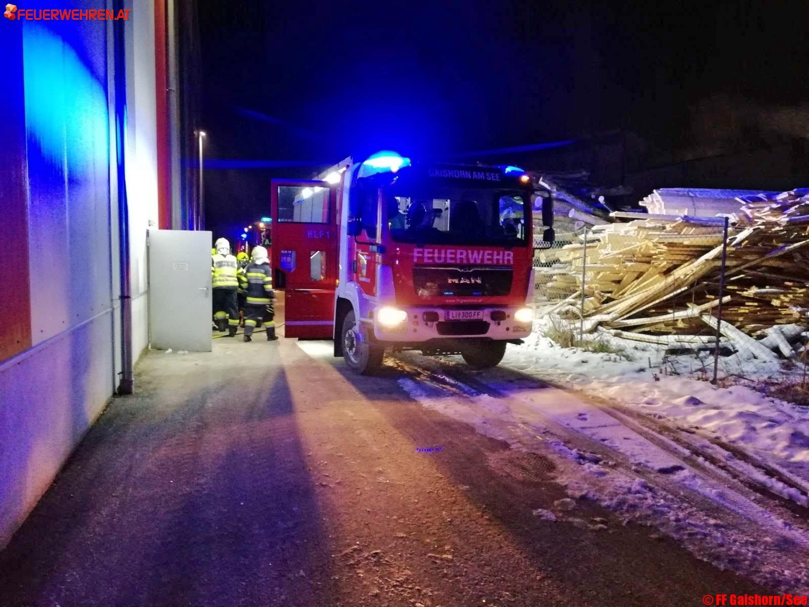 BFV Liezen A06: Brand einer Maschine