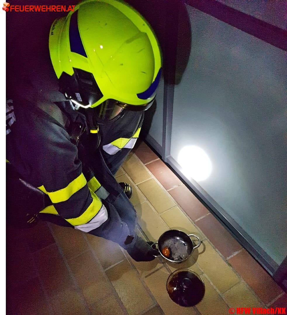 HFW Villach: Rauchmelder in einem Mehrparteienwohnhaus