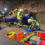 FF Krems: Verkehrsunfall auf der B218