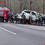 Verkehrsunfall auf der B26 Richtung Puchberg
