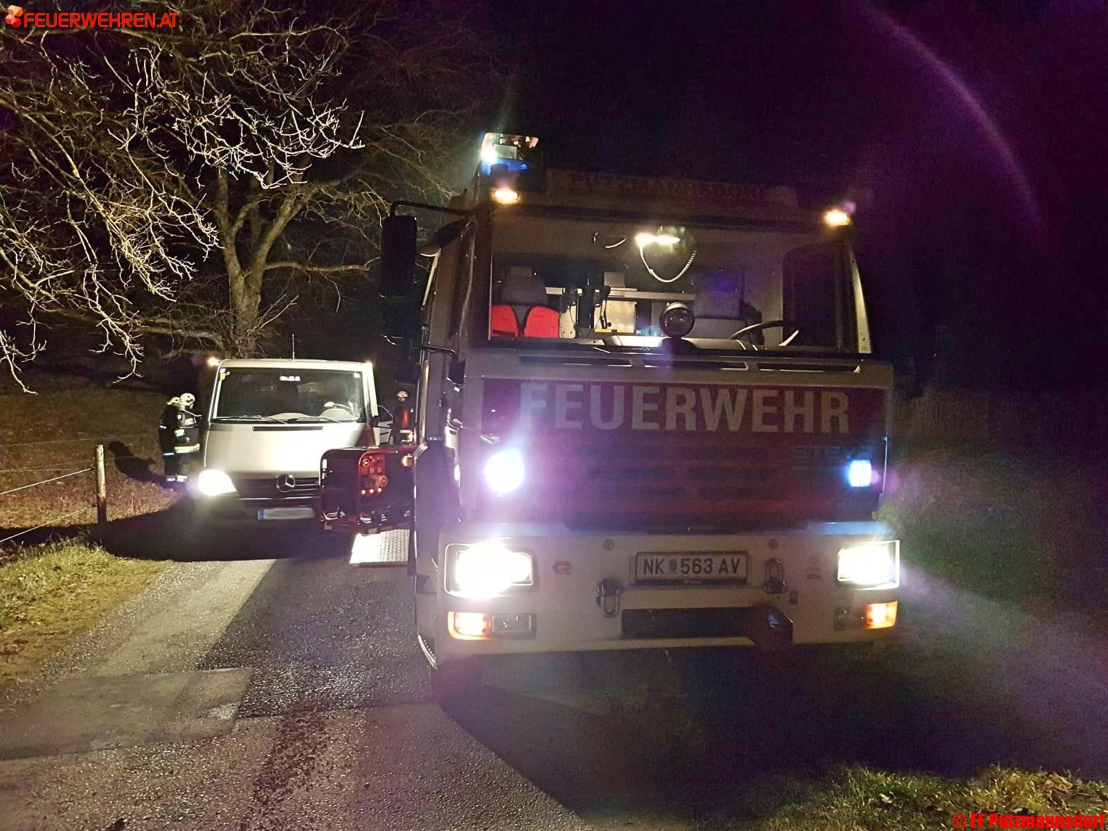 Fahrzeugbrand in Liesling