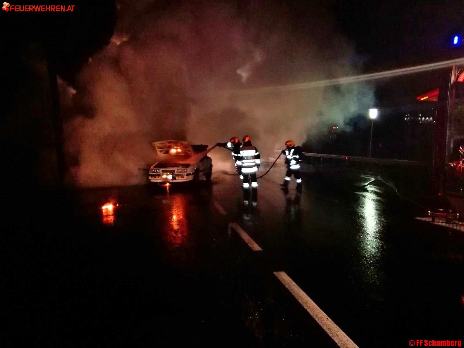 BFVDL: Fahrzeugbrand in Frauental