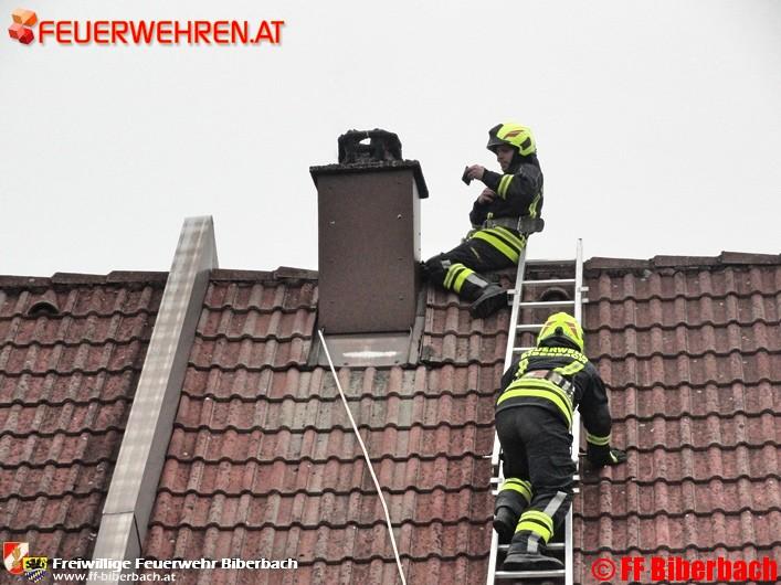 Kaminbrand sorgte für Feuerwehreinsatz in Biberbach