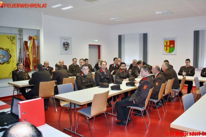 Feuerwehr Mogersdorf-Ort zog Leistungsbilanz für 2017
