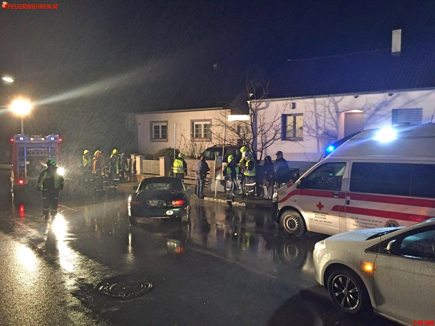 Verkehrsunfall im Ortsgebiet von Jois