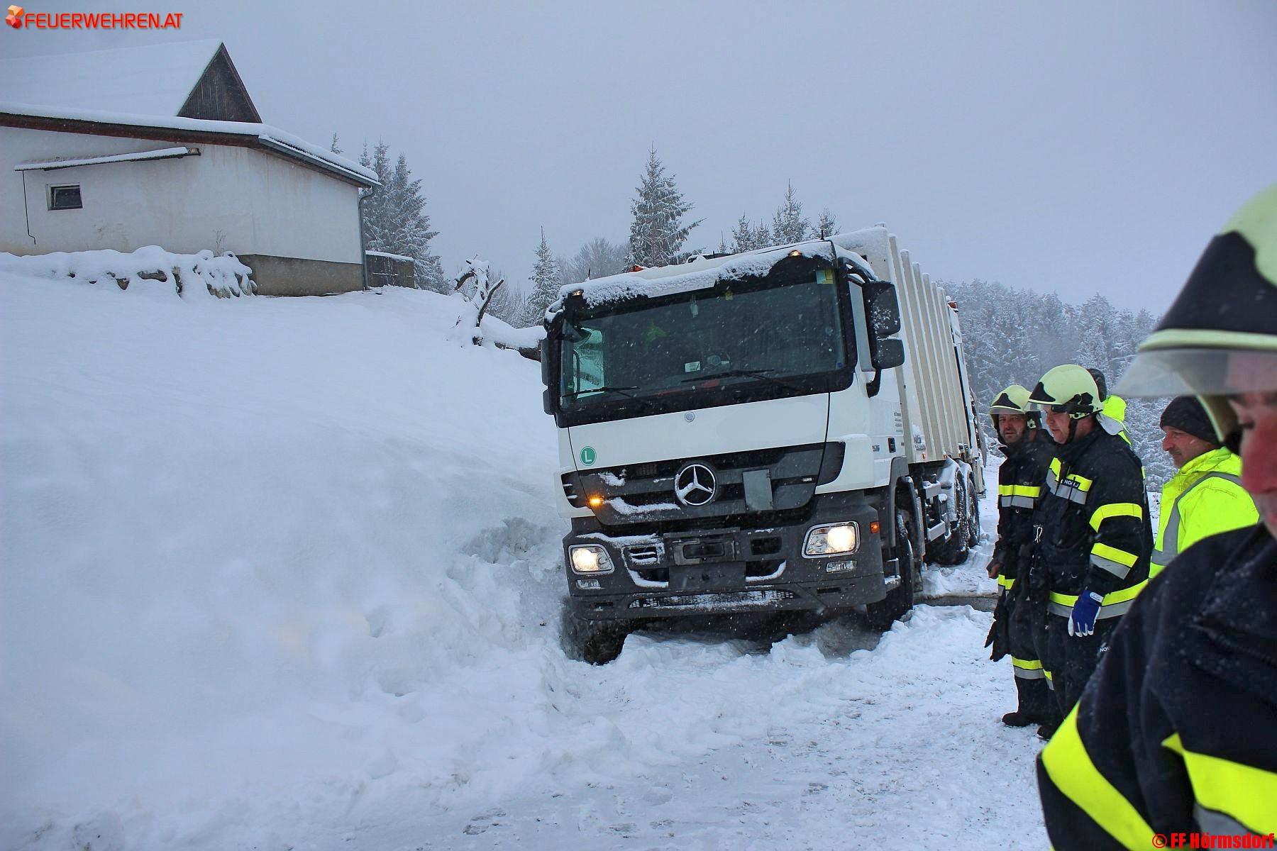Schneeeinsätze im Bereich Deutschlandsberg