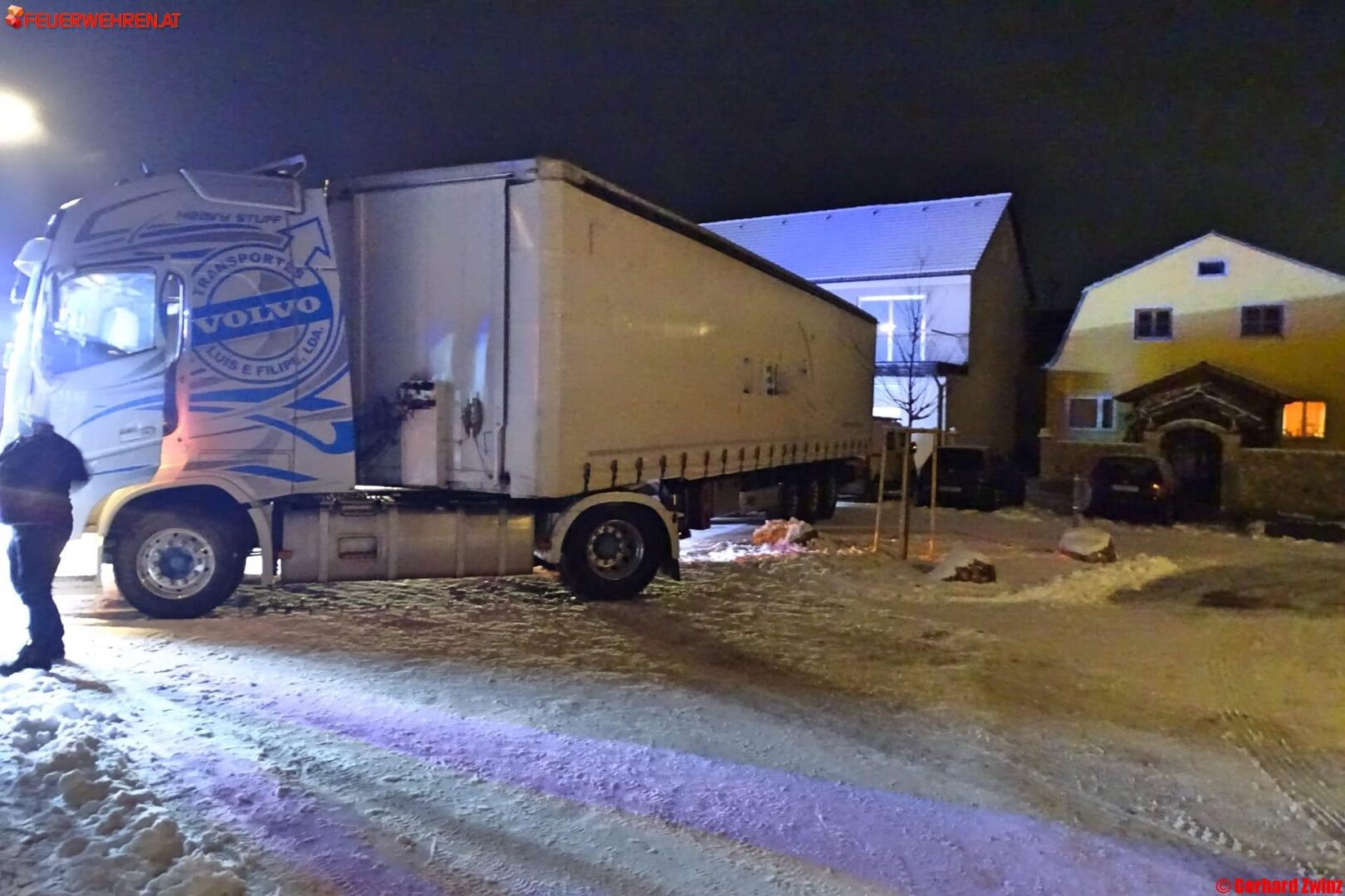 LKW-Bergung in Pottschach