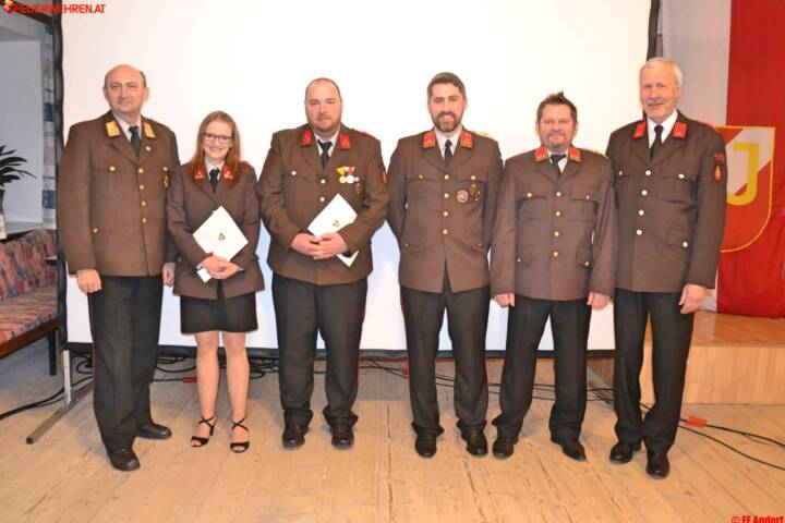 FF Andorf: Jahresvollversammlung 2018