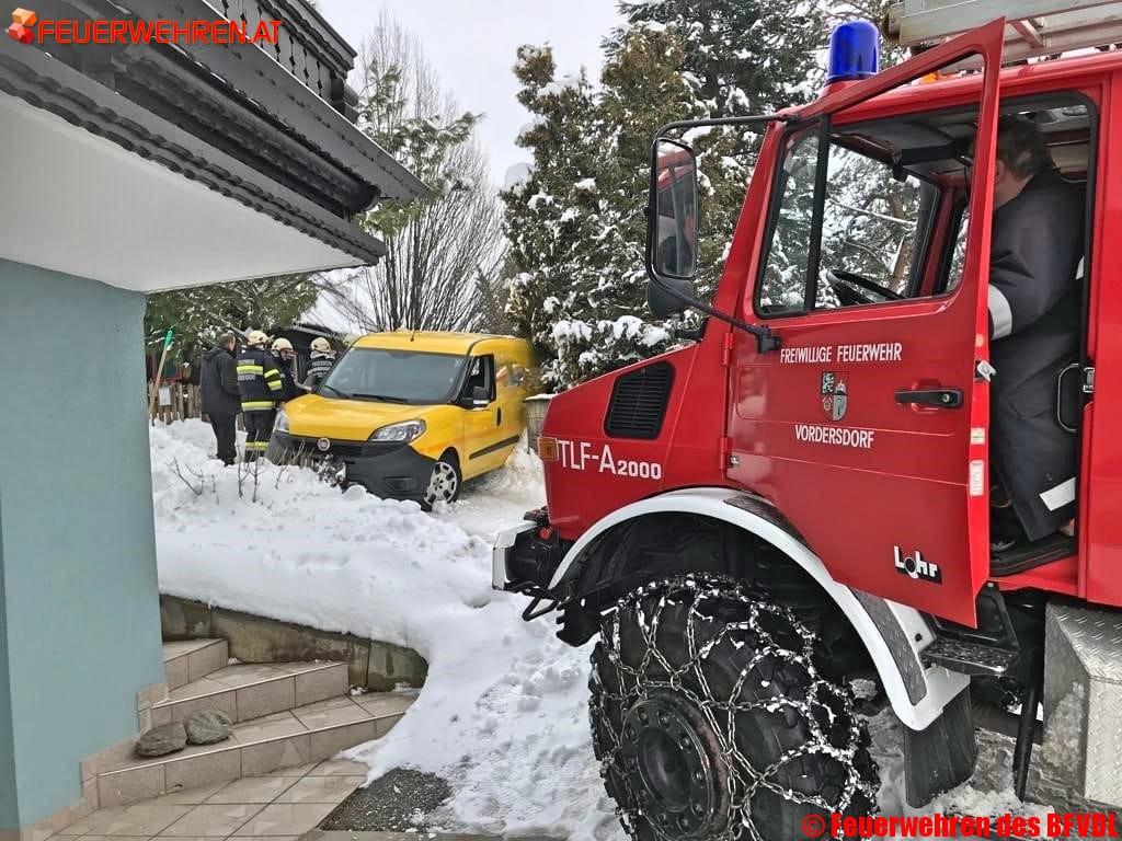 BFVDL: Schneetreiben sorgt für zahlreiche Einsätze
