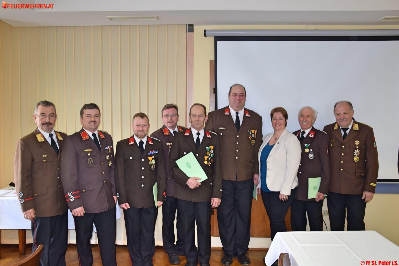 BFVDL A1:  Wehrversammlung der FF St. Peter i.S.