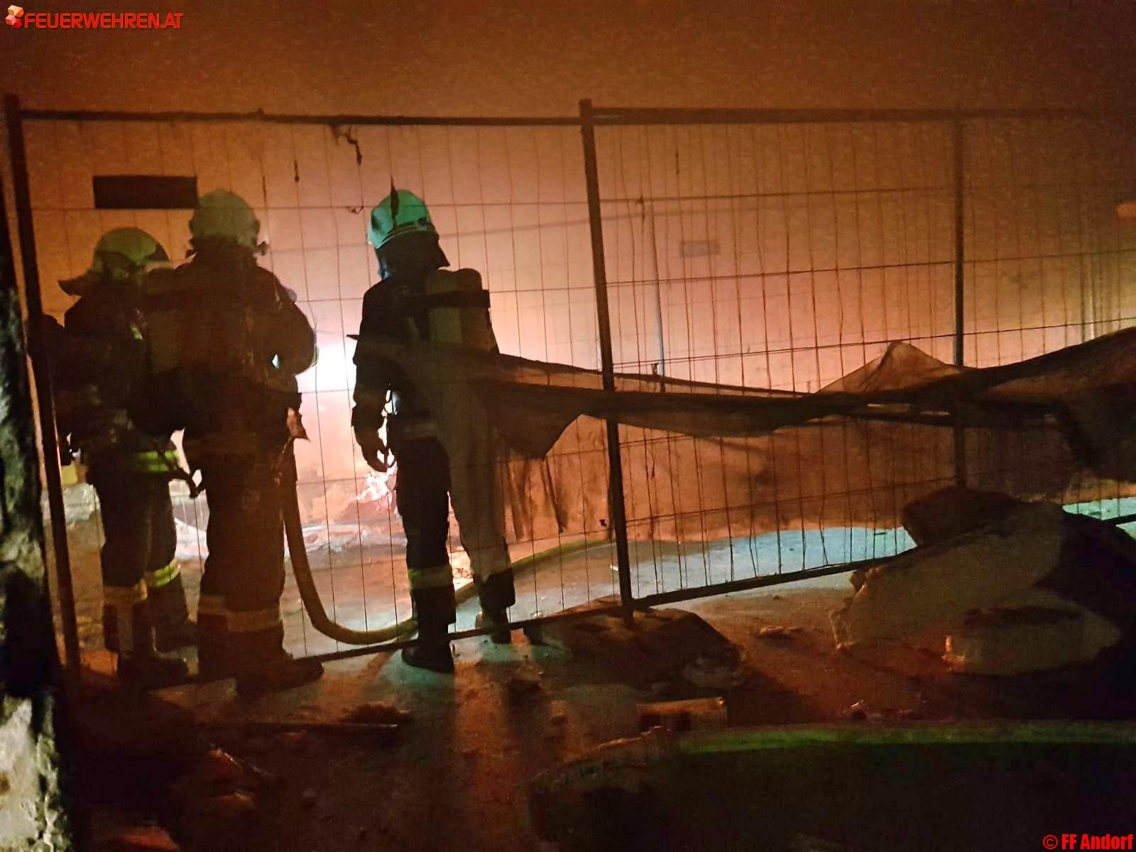 FF Andorf: Atemschutz Sektorübung 2018